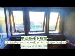 پرده فیبرگلاس آلومینیوم Casement پنجره های ضد گرد و غبار باز شدن سوئیچ