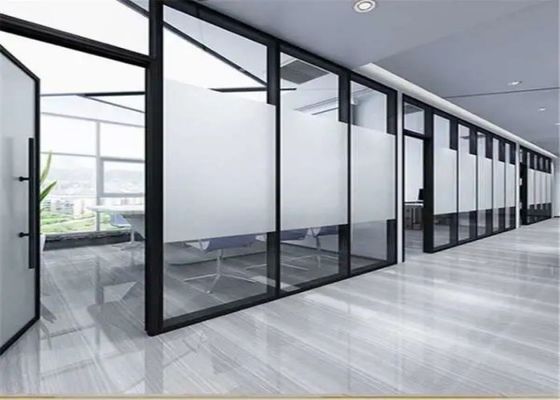 درب شیشه ای شن و ماسه شده با حریم خصوصی بالا شیشه ای یخ زده برای ساختمان های مسکونی